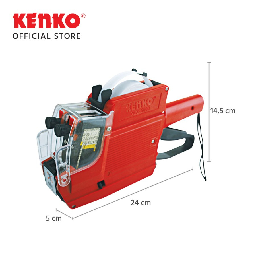 

KENKO PRICE LABELLER MX-6600A ALAT LEBEL HARGA / ALAT TEMBAK HARGA / DUA BARIS