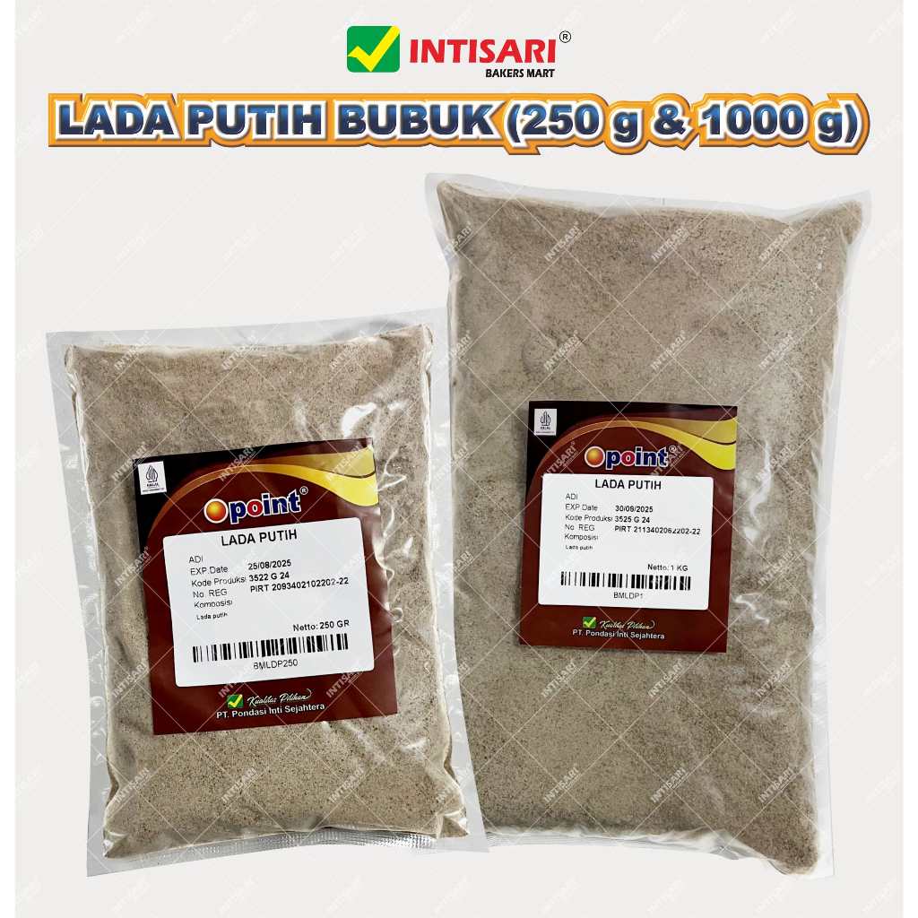 

POINT LADA PUTIH BUBUK (WHITE PEPPER POWDER)