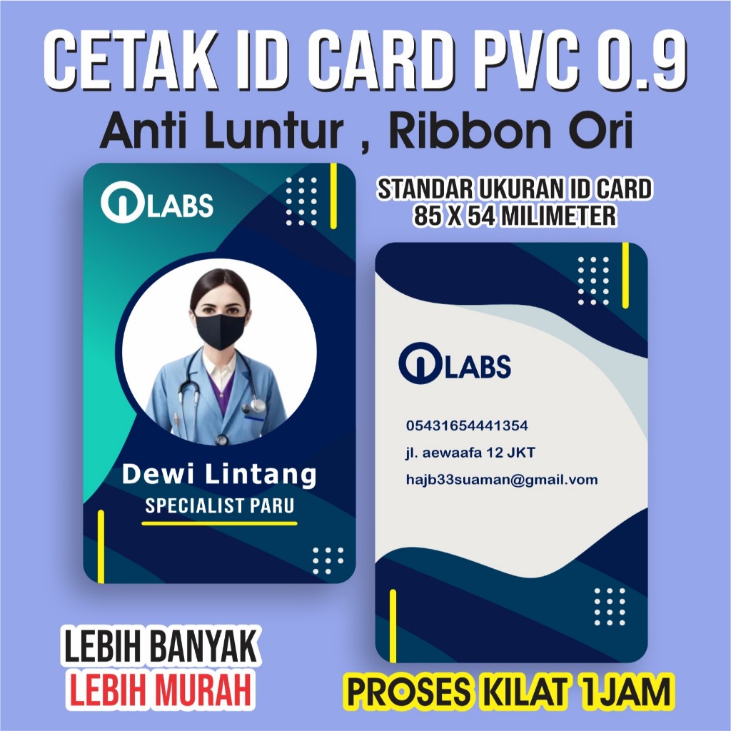 

Cetak Custom ID Card Murah / Cetak Kartu Anggota / Bahan ID Card Pvc