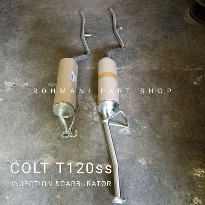 TABUNG KNALPOT/MUFFLER COLT T120ss INJECTION/CARBURATOR