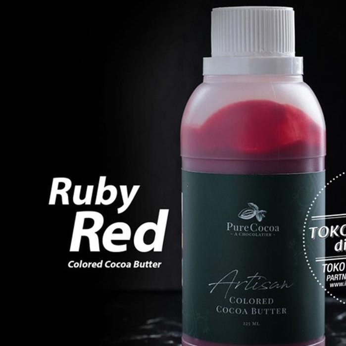 

Pure Cocoa Artisan Chocolate Coloring RED Cocoa Butter Pewarna MERAH