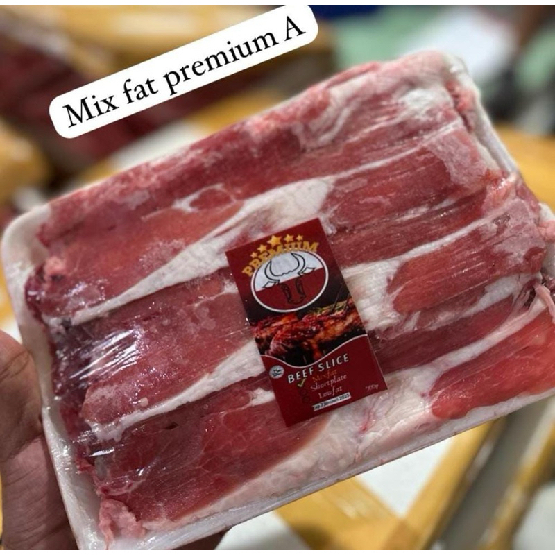 

GROSIR BEEF SLICE MIX FAT 500 GRAM