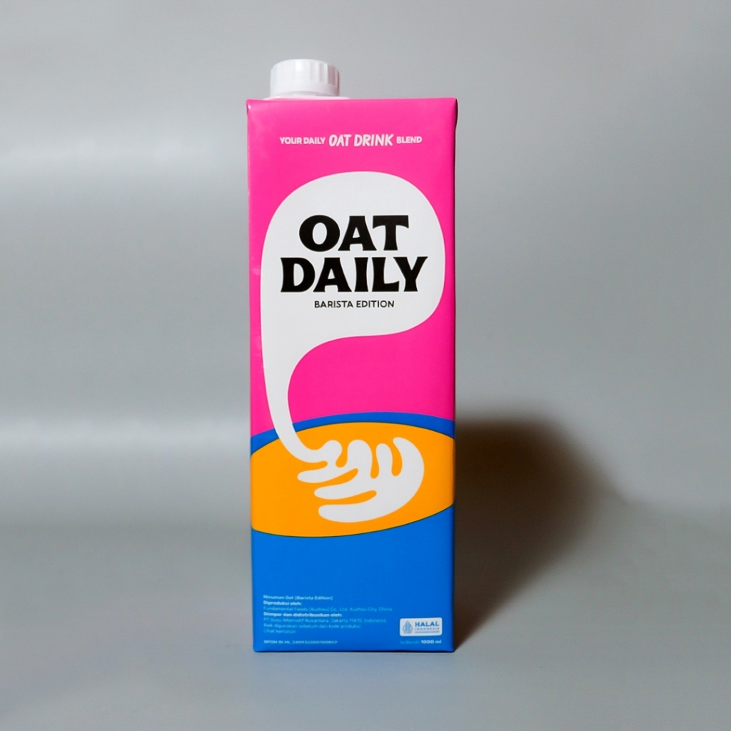 

Oat Daily Barista Edition Minuman Creamy Texture Long Lasting Foam Campuran Cafe Kopi Coffee Mix 1l