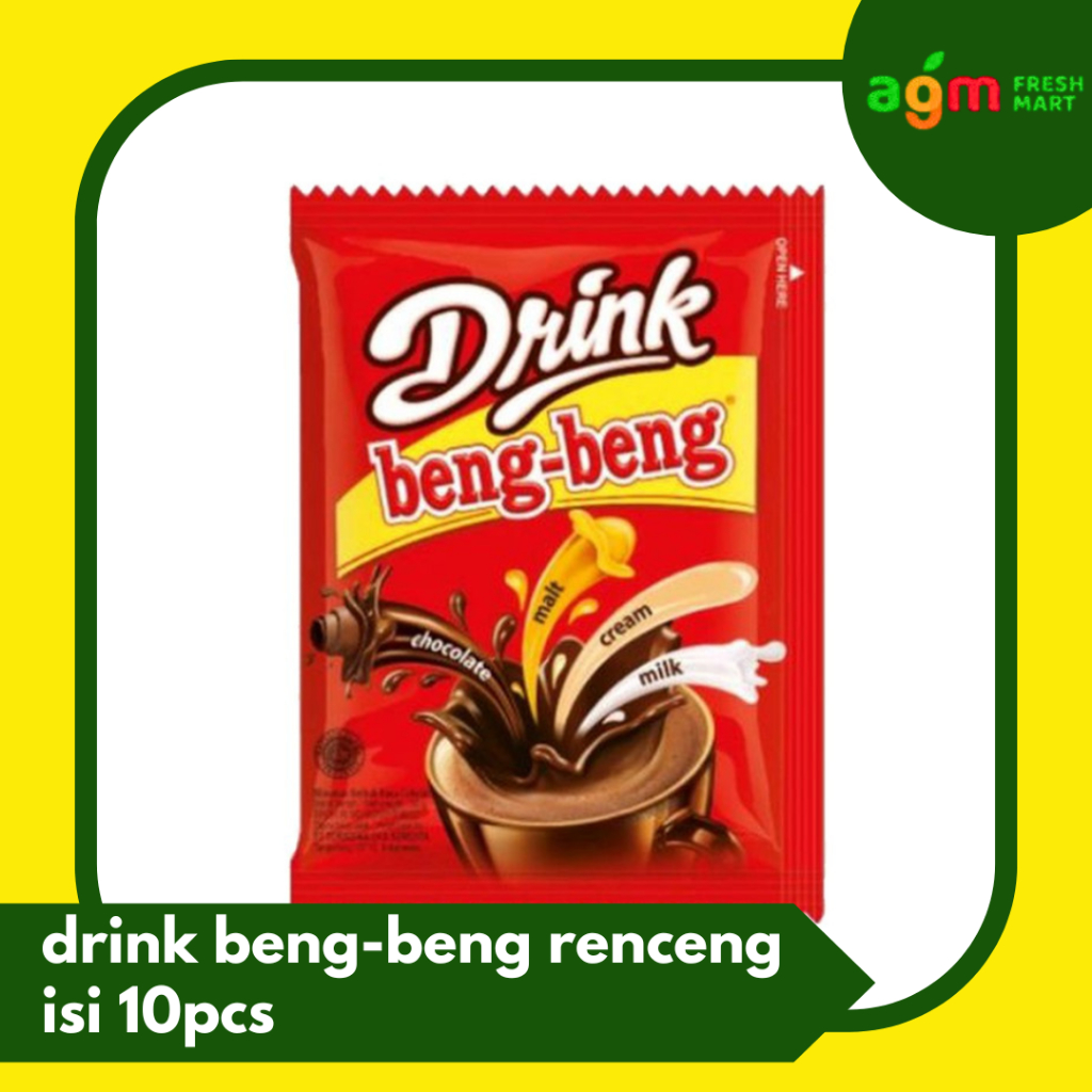 

DRINK BENG-BENG DRINK 30gr MINUMAN COKELAT BUBUK RENCENG ( ISI 10) termurah