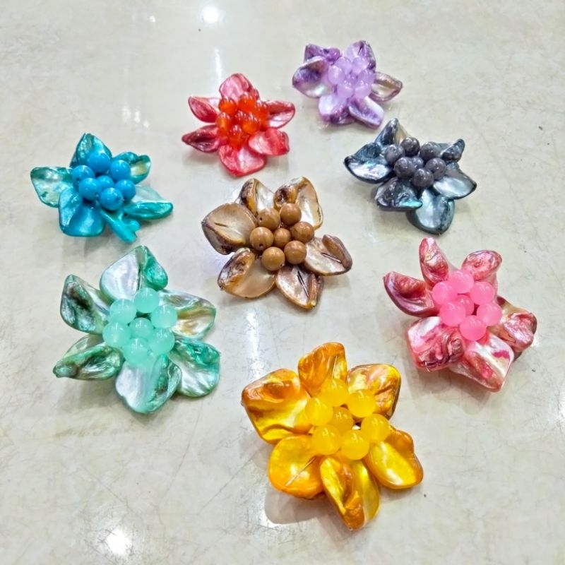 Bros Handmade Batu Kalimantan Kerang Batu Warna