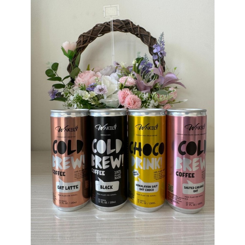 

230ml wakely cold brew black / choco drink