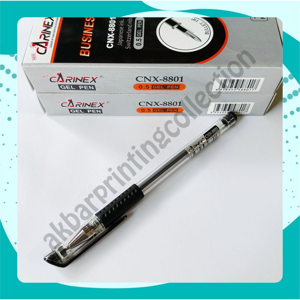 

PULPEN Carinex cnx-8801 business BOLPEN SEKOLAH PULPEN KANTOR GEL INK 0.5MM MURAH KUALITAS ORIGINAL