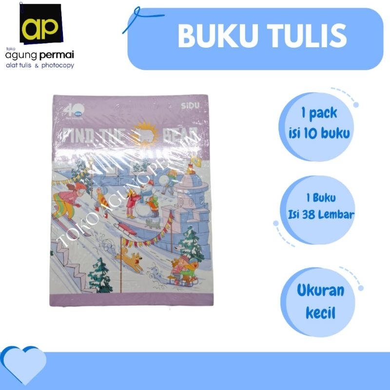 

Buku Tulis Isi 38 Lembar/Pcs