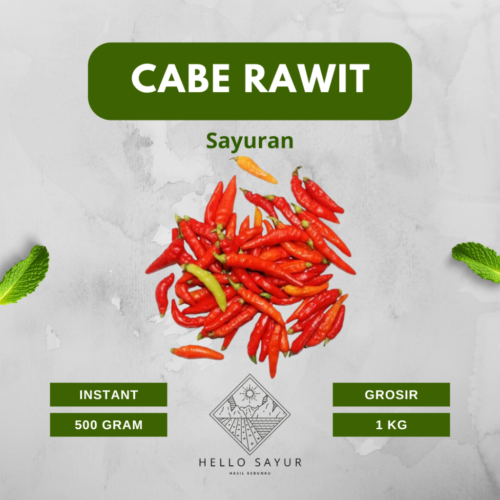 

Hello Sayur - Cabe Rawit / Cabe fresh