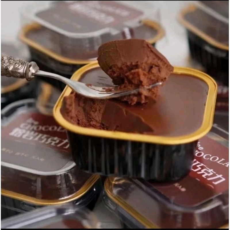 premium aluminium foil cup cake box / kotak dessert / puding foil cup 10pcs