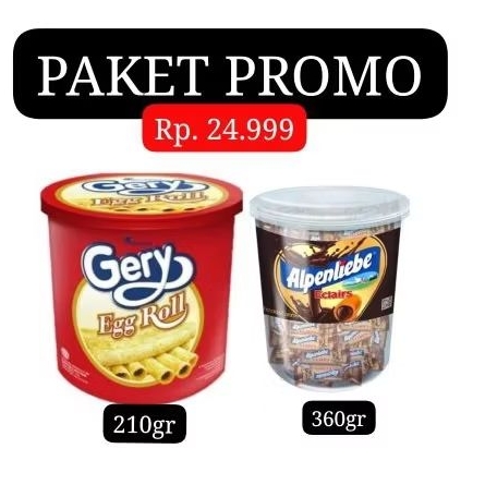 

[PAKET PROMO] Gery Eggroll 210gr | Alpenlebe 360gr - BUNDLING