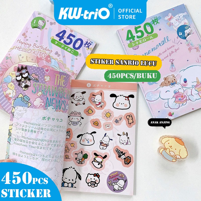 

450PCS sticker /Stiker San-rio Lucu Motif Kartun Aesthetic