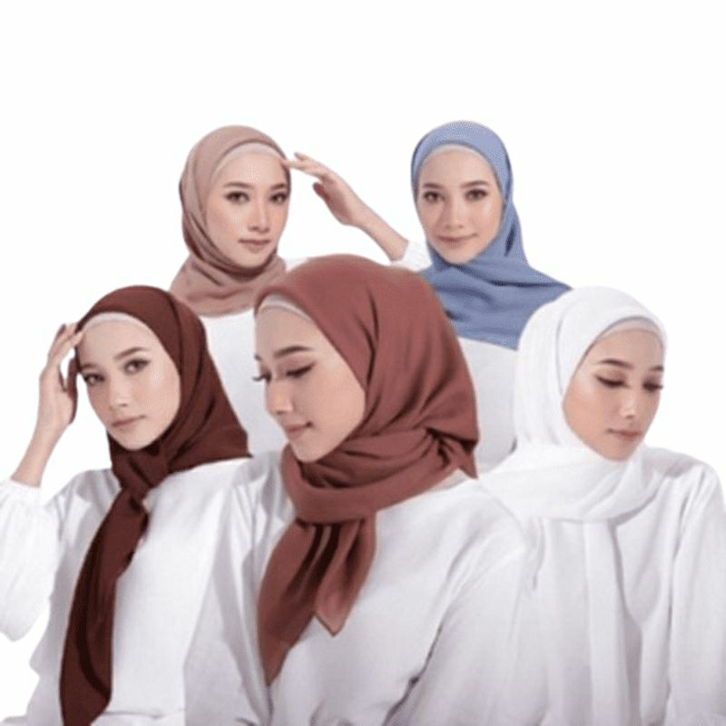 grosiran hijab segi empat Paris premium