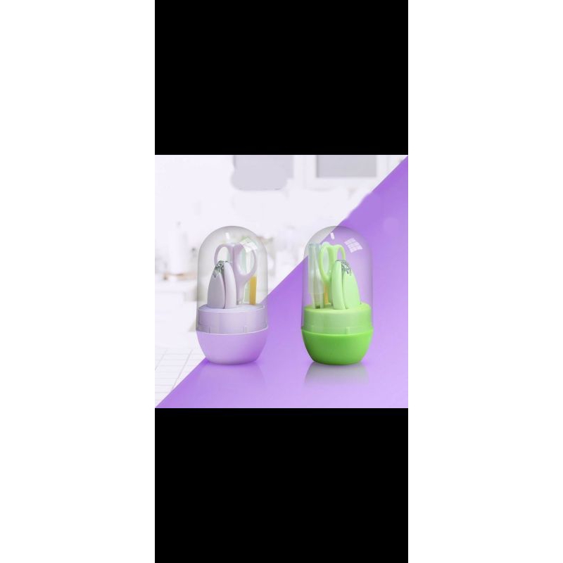 Alat potong kuku bayi manicure set