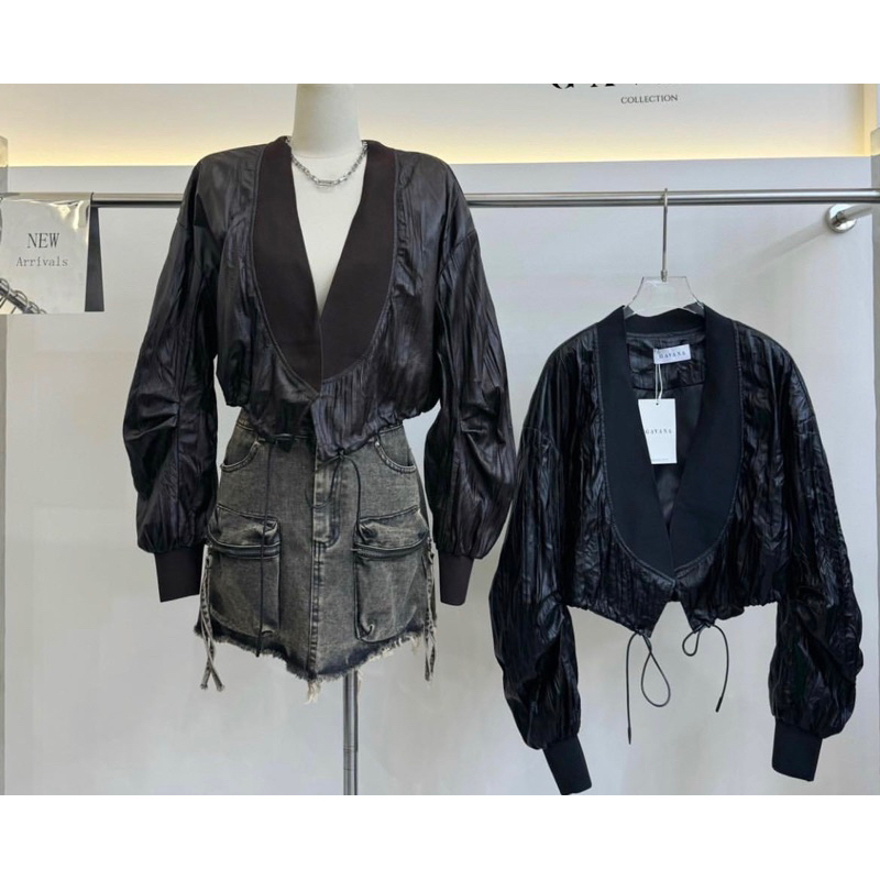 jacket / leather coat / leather jacket