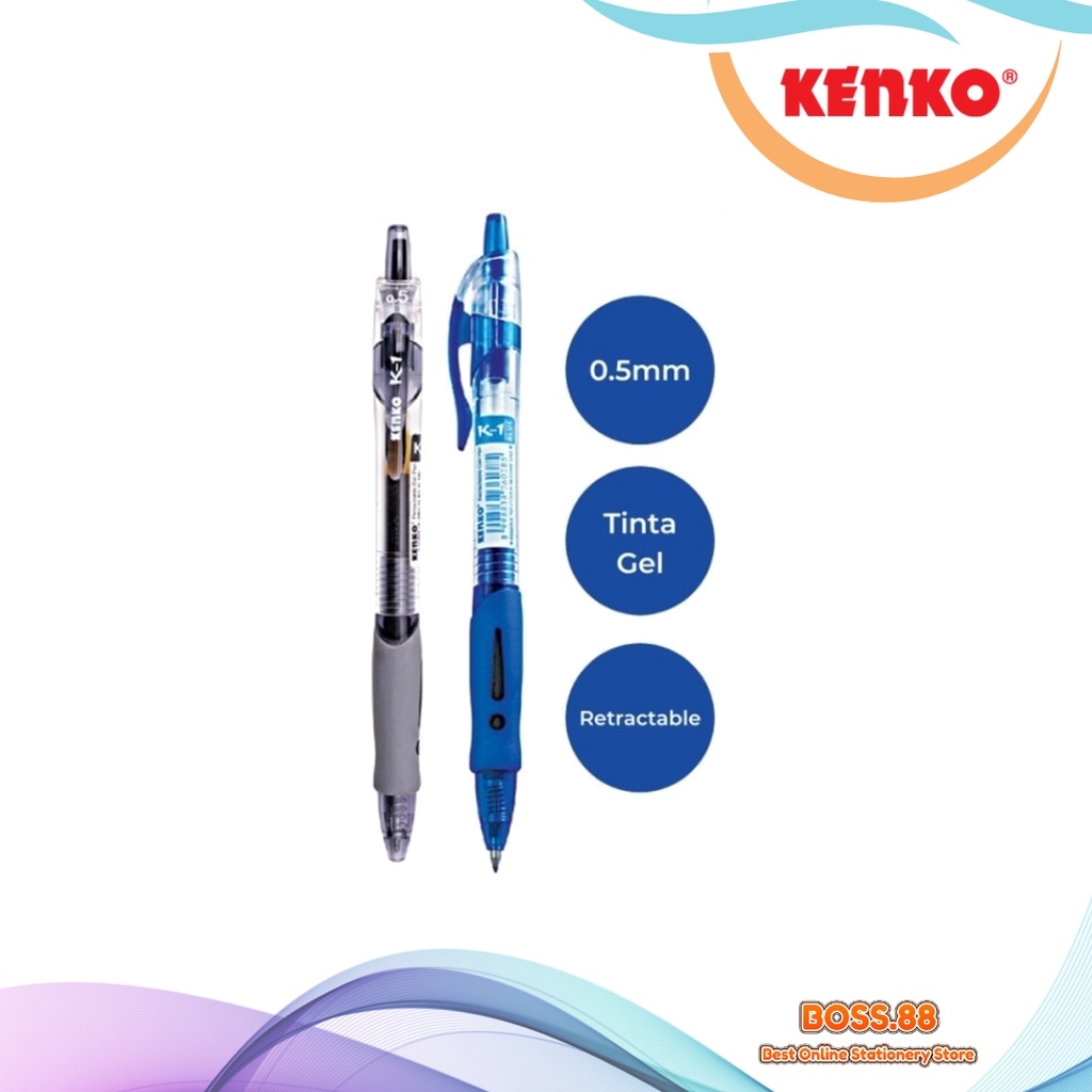 

GEL PEN / PULPEN GEL KENKO K-1 (12 PCS)
