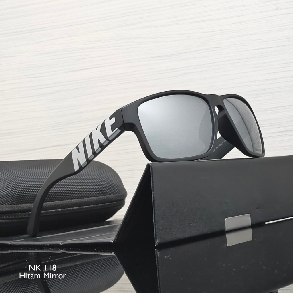 KACAMATA SPORT  NIKE TERBARU POLARIZED ANTISILAU ANTIRADIASI KEREN KEKINIAAN FRAME FIBER POLYCARBONA
