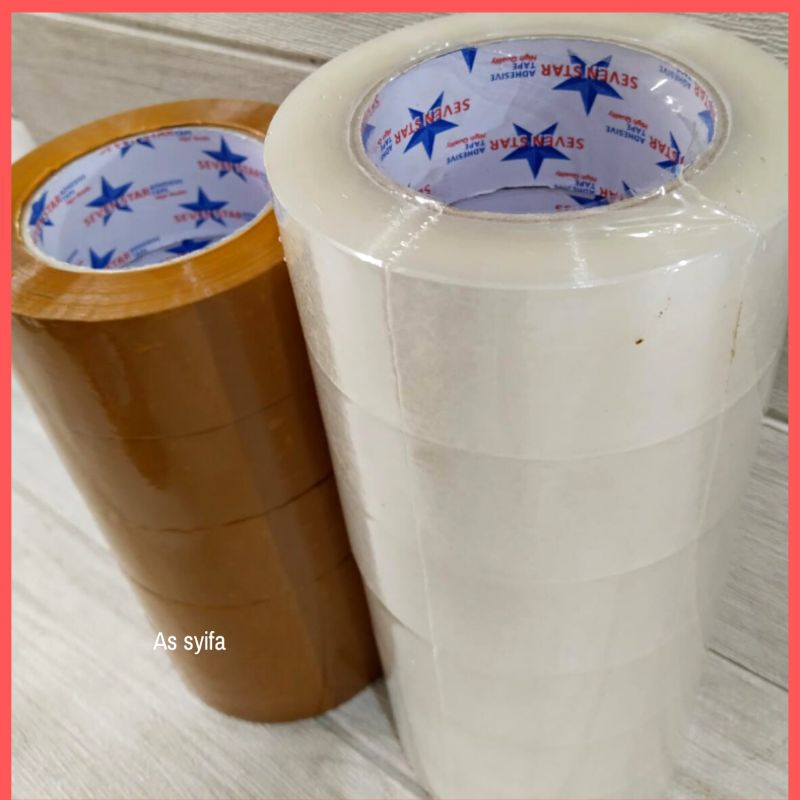 

LAKBAN BENING BESAR SOLASI TAPE SEVEN STAR 200 YARD