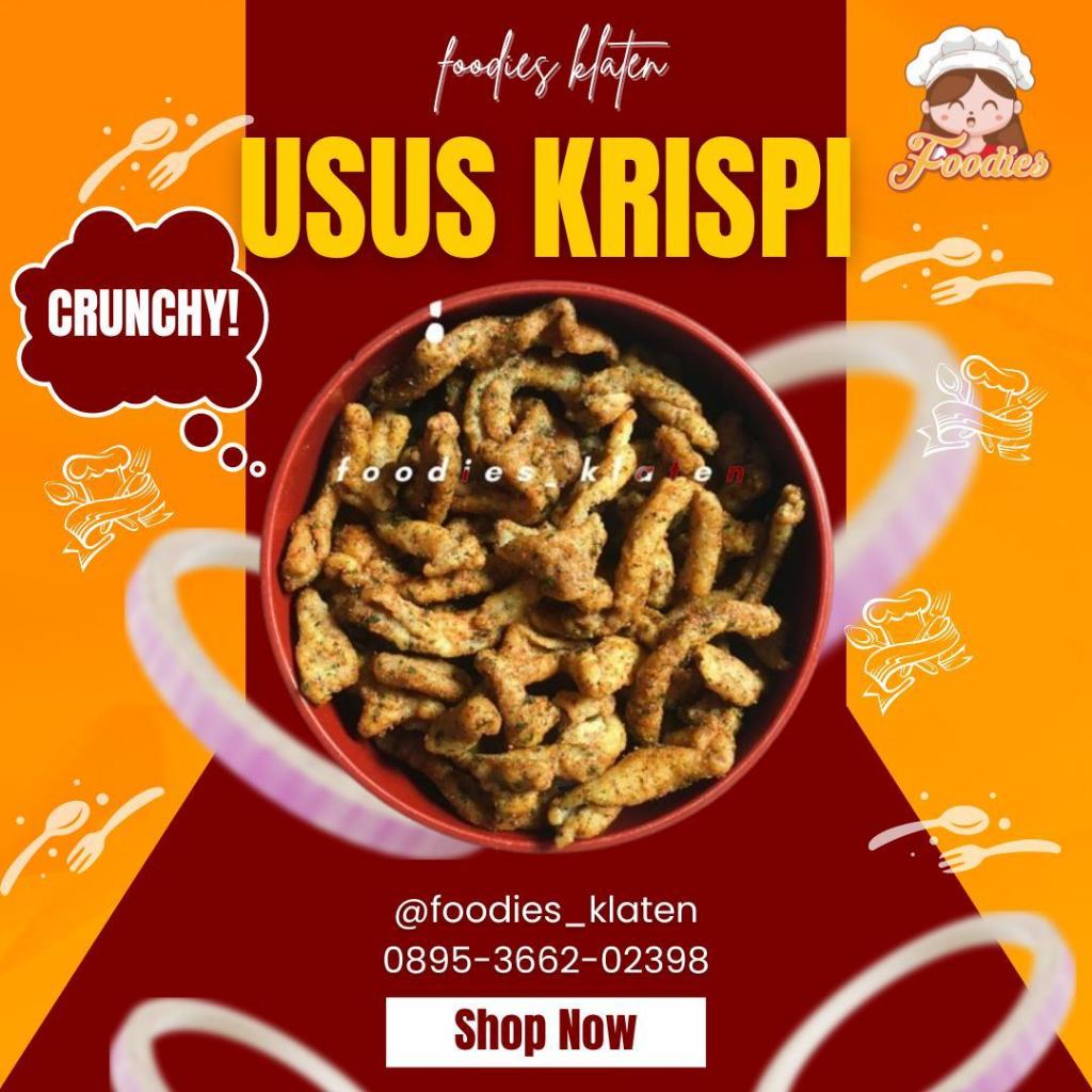 

USUS KRISPI 250GR - ORI DAN PEDAS