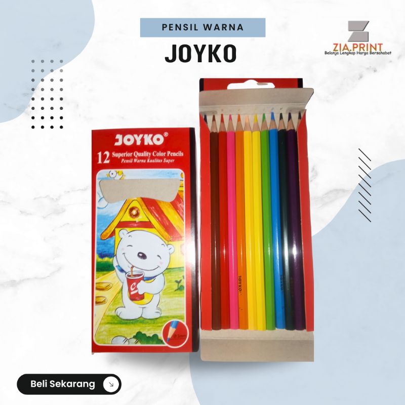 

Pensil warna Joyko 12 Superior Quality Pencils