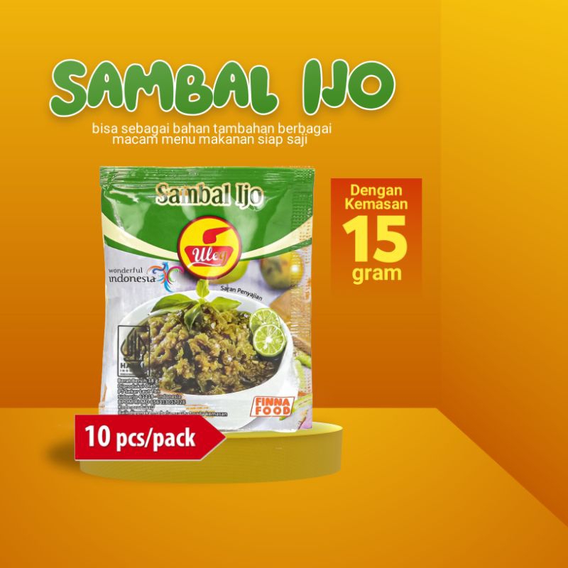 

Sambal ijo sambal higienis sambal siap saji sambal teri sambal berkualitas FK farm