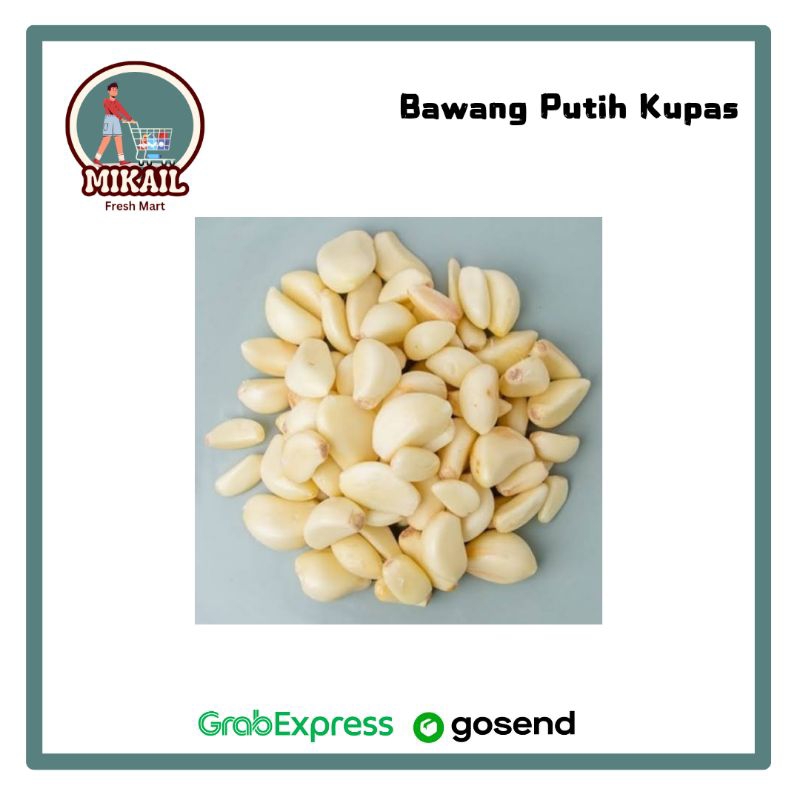 

BAWANG PUTIH KUPAS 250gr