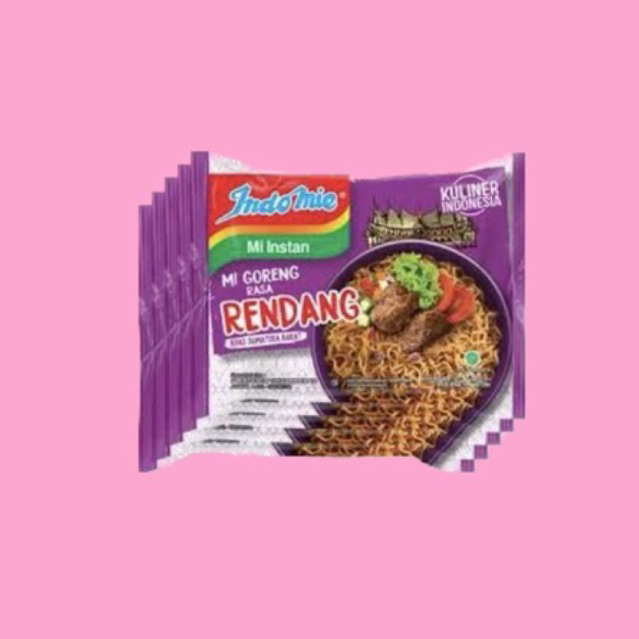 

MIE INDOMIE GORENG RENDANG ISI 5 PCS