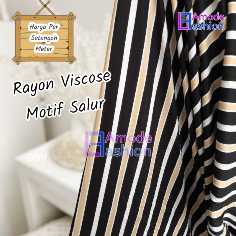 Kain Rayon Viscose Motif Salur