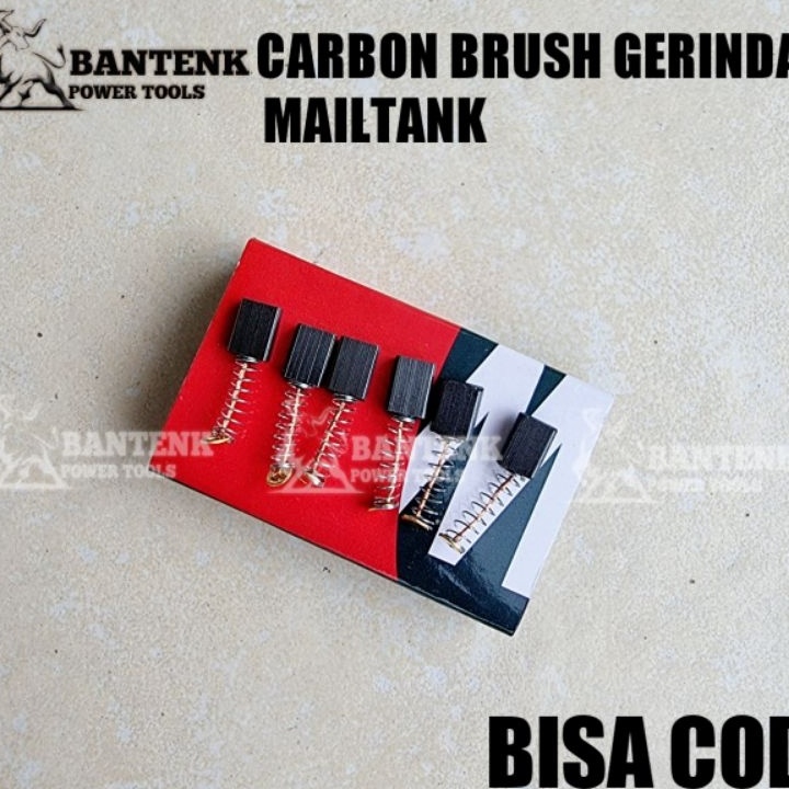 FG2 CARBON BRUSH GERINDA ISI 6PCS ARANG KARBON MAILTANK GURINDA SPUL BOSTEL CARBON BRUSH ARENG GURIN