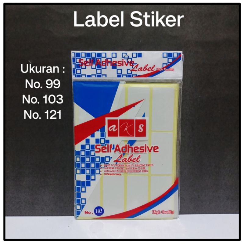 

1 Pak Label Stiker Murah Isi 10 Lembar