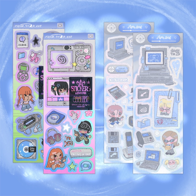 

[from.star] Y2K HOLOGRAM STICKER | Deco Sticker