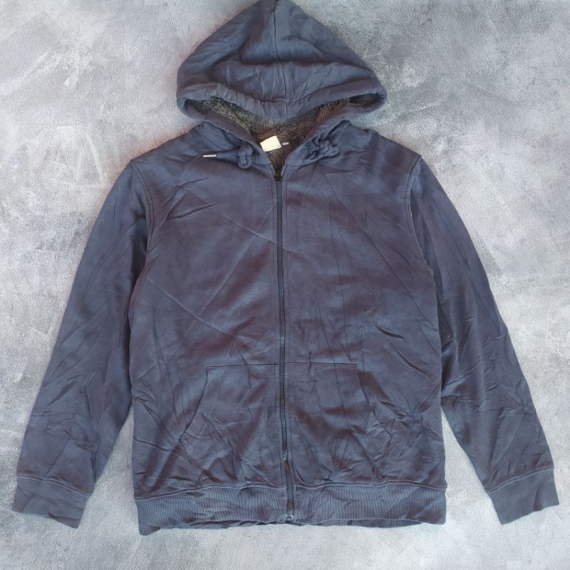 (COD) ZIPHOODIE SPAO SHERPA NAVY