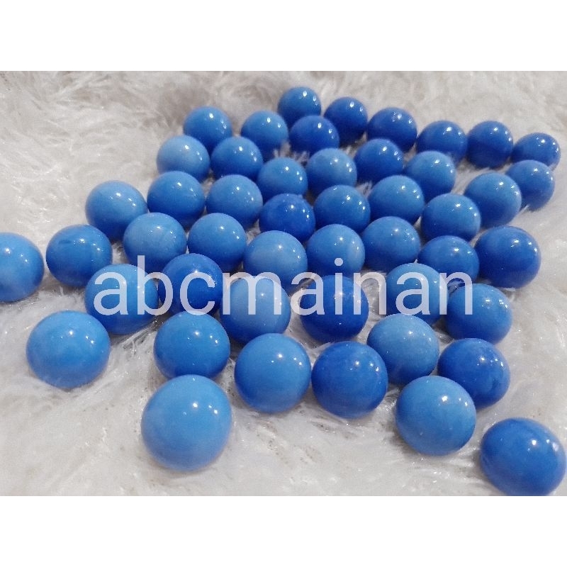 25 PCS GUNDU/KELERENG MARMER BIRU