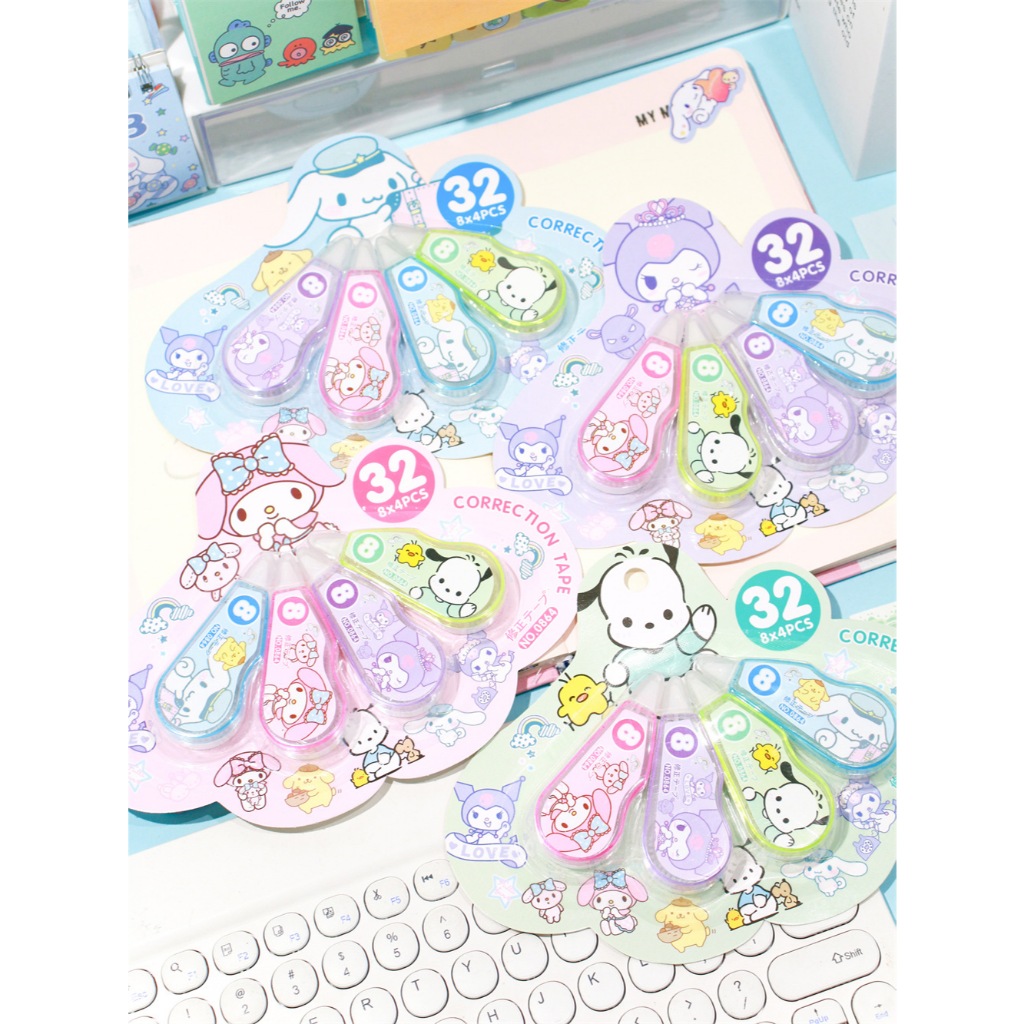 

{Sanrio} Cortap Kertas (isi 4 pcs) Karakter Sanrio No. 0864