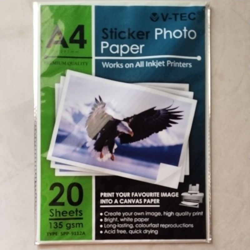 

kertas foto glossy135gsmA4(210x297mm)