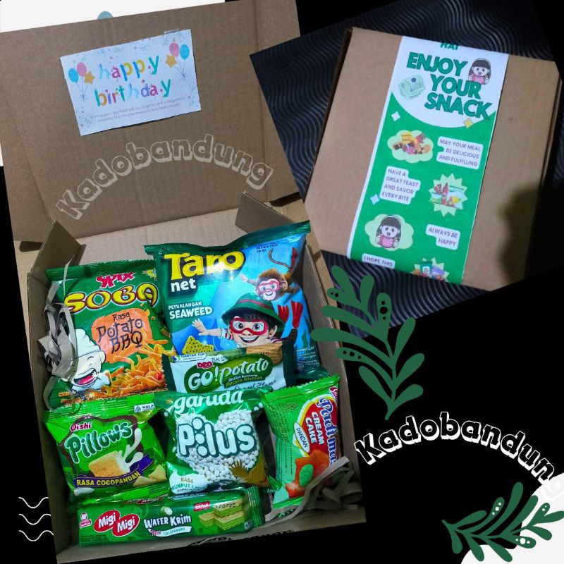 

hampers Snack / bingkisan ultah / Snack ultah / hampers murah / hampers graduation