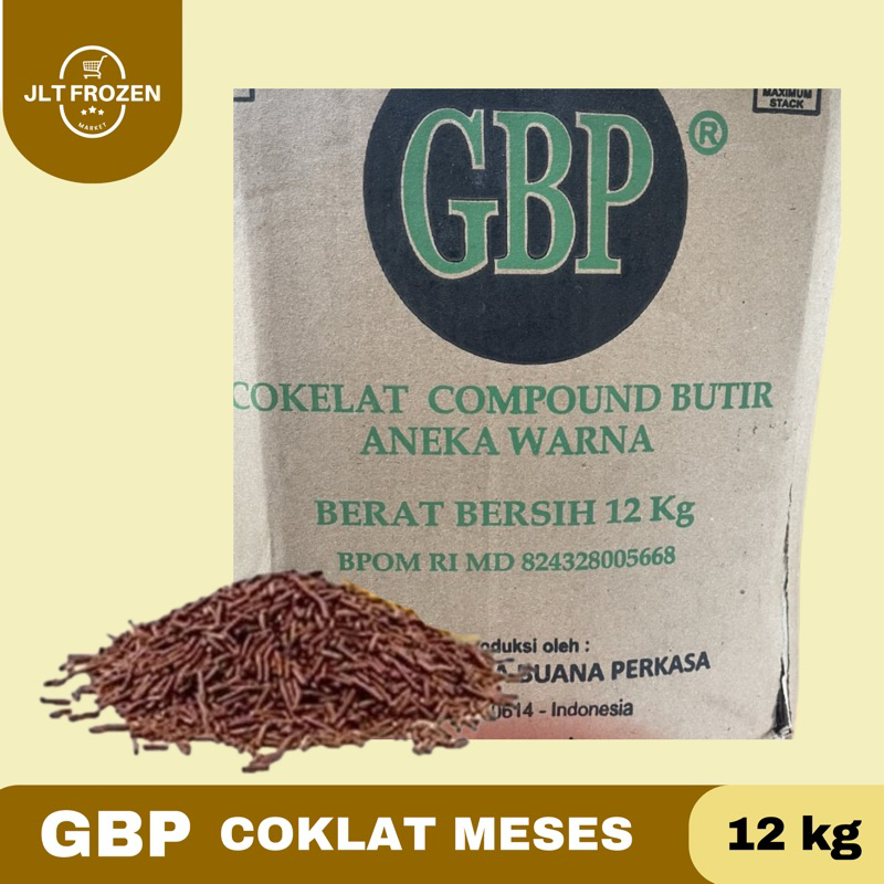 

GBP Coklat Meses / cokelat Compound Butir / Seres Meses Coklat / Taburan / Toping Coklat - 12KG