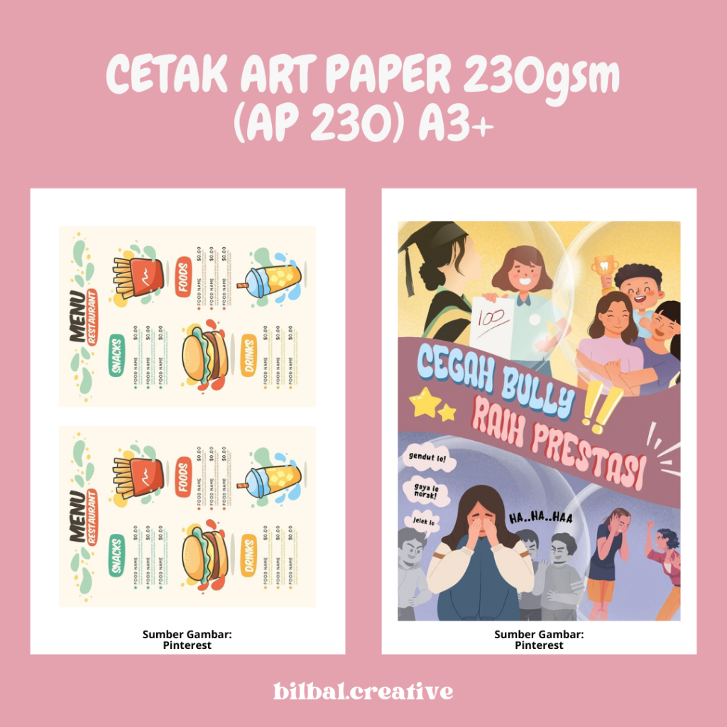 

CETAK AP ART PAPER 230 GSM TERMURAH TERJAMIN BERKUALITAS