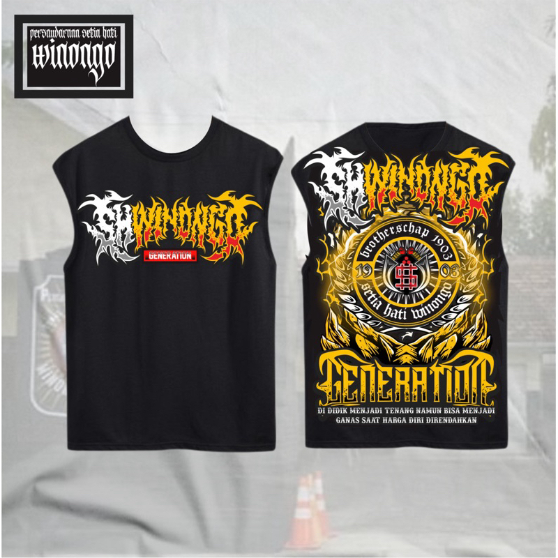 Kaos Singlet Pshw SH Winongo Generation Brotherschap 1903 Terbaru