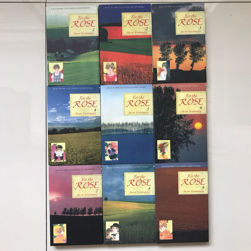 komik for the rose 1-9T akemi yoshimura komik langka komik tebal
