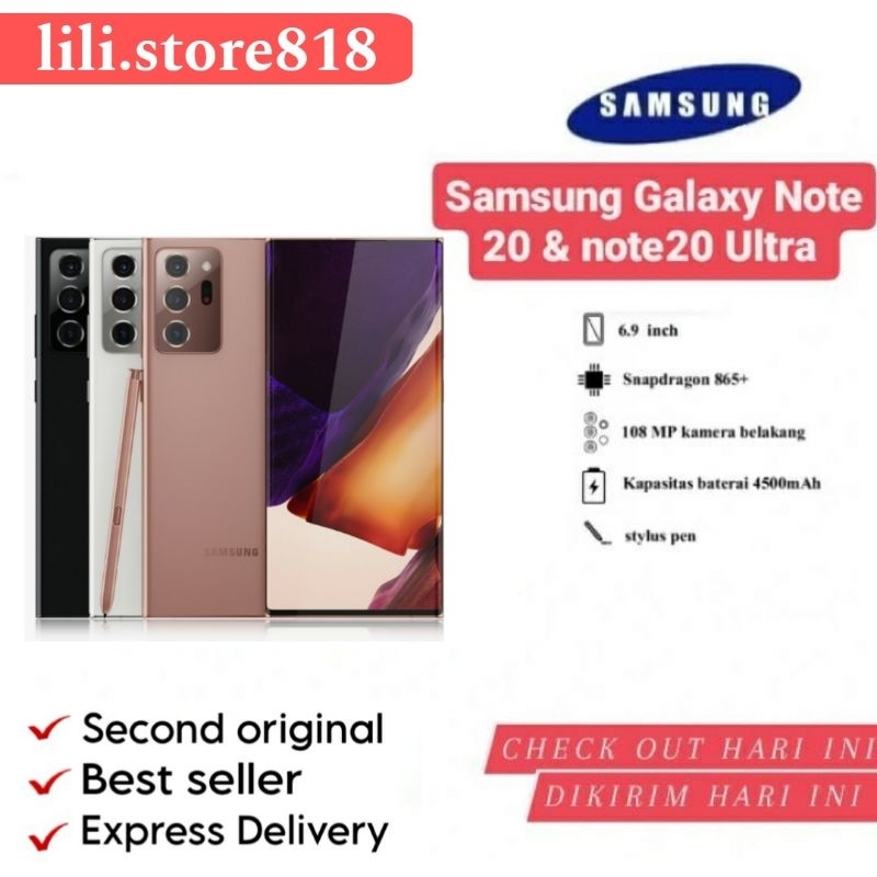 Samsung Galaxy Note20 ULTRA & Note20 ORIGINAL SECOND 5G Mulus 100%Original