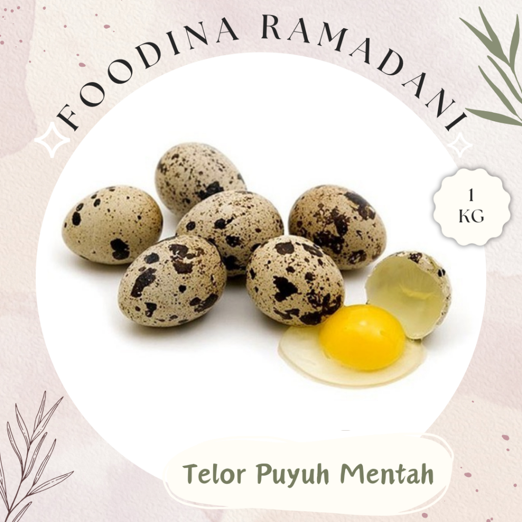 

TELOR PUYUH Mentah Curah - Quail Eggs Fresh [ Berat 1.000gr ] Harga Per KG