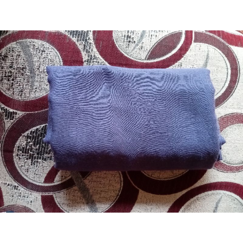 jilbab atau kerudung pashmina paris warna ungu tua