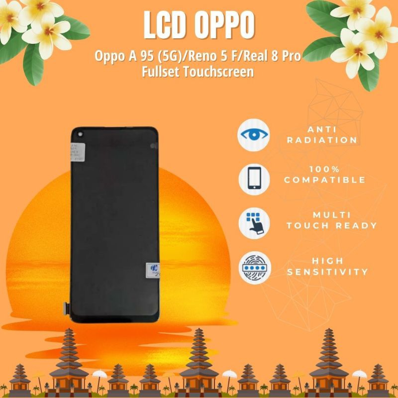 LCD Oppo A 95 (5G)/Reno 5 F/Real 8 Pro Fullset Touchscreen