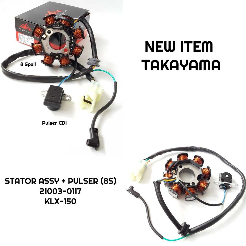 STATOR ASSY PULSER SPUL KLX 150