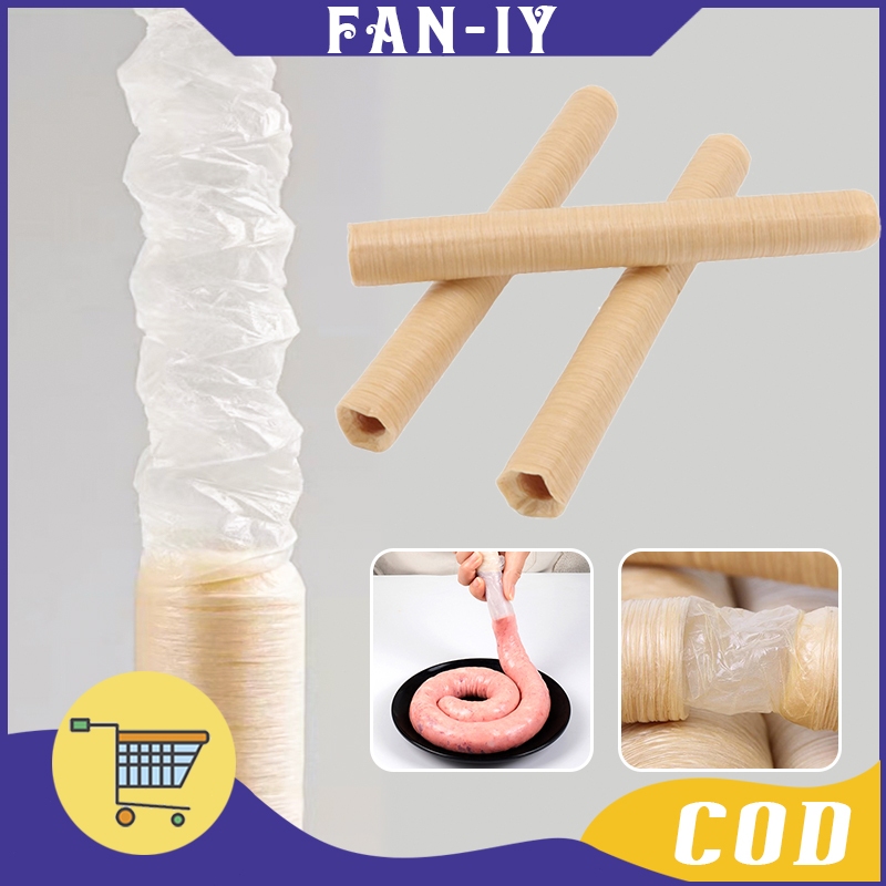 

14m 18/22mm Casing Sosis Food Grade Komersial Kulit Sosis Kolagen Casing Sosis Kolagen