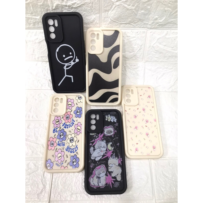 Softcase Motif Macaron OPPO A16