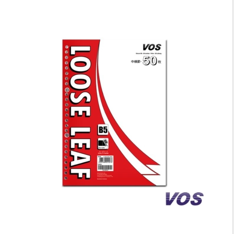 

VOS — Loose Leaf Color B5 isi 50 pcs