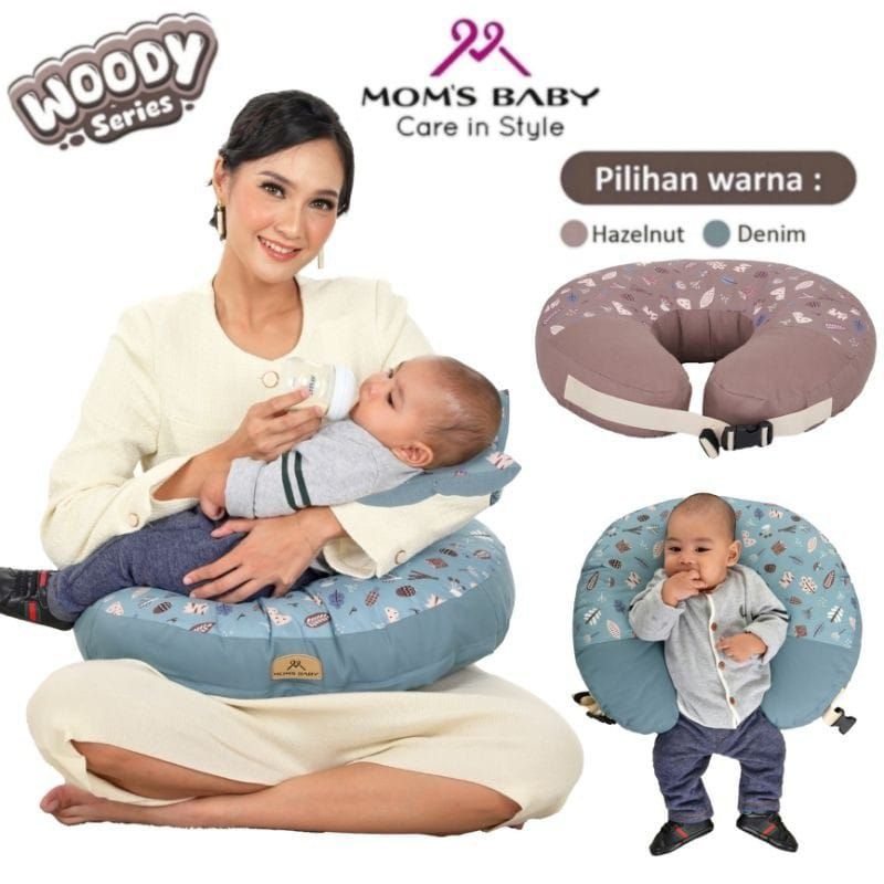 Moms baby Bantal menyusui woody