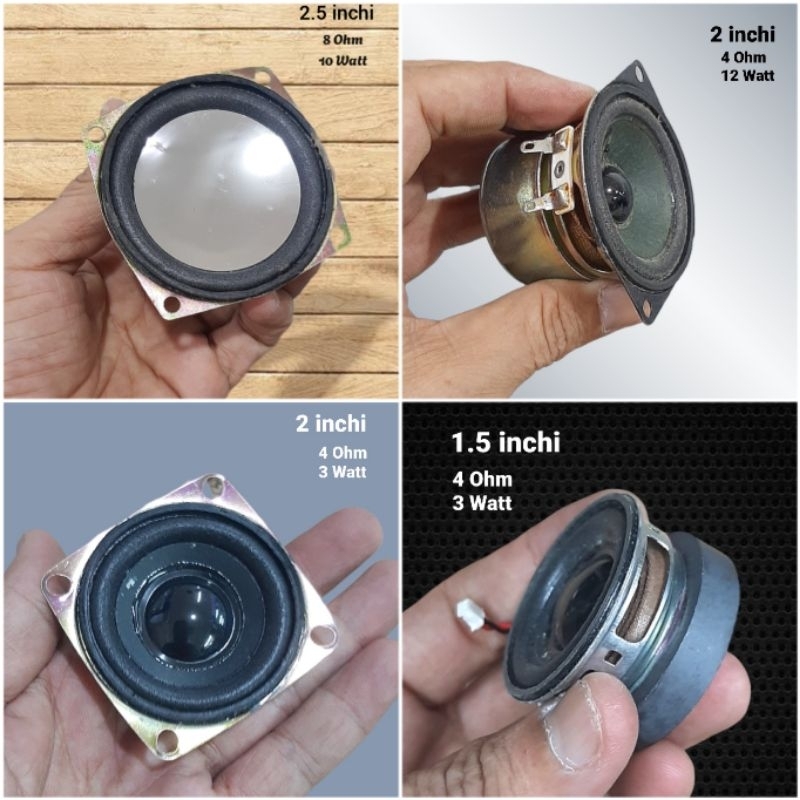 Speaker 1.5 - 2 - 2.5 inch mini speaker tweeter best quality spare part speaker DIY speaker